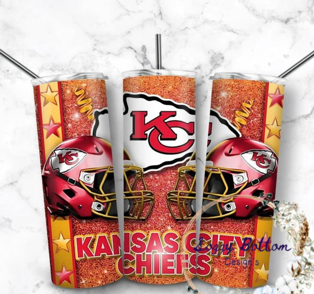 Kansas City Chiefs-Themed Tumbler - Quench Your Thirst with Athletic Style